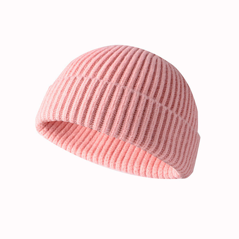 Hat Men And Women'S Fashion Warm Knit Wool Hat Hip Hop Cold Hat Doba